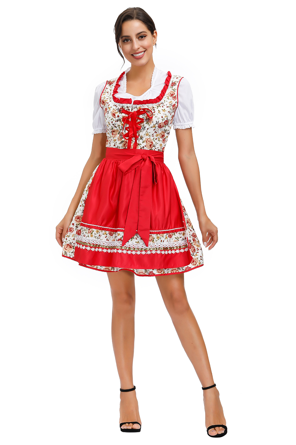 Новый Октоберфест Костюм Сексуальный Пиво Девушка Dirndl Платье Костюм